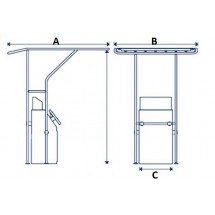 T-top tube diam 32