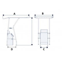 T-top tube diam 44