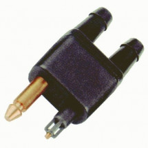 double connecteur pour johnson evinrude - 8mm